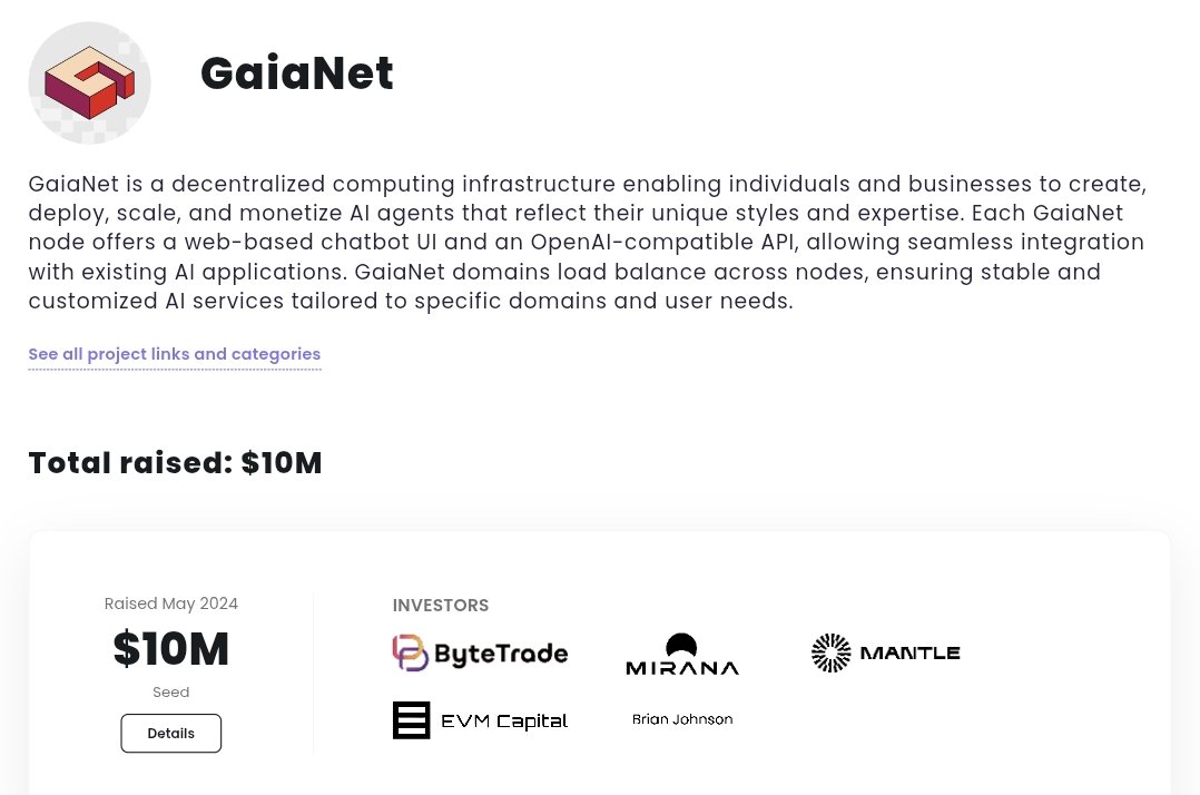 💎 Gaianet Airdrop

- Funding: $10M
- Reward: Potential 

Join: gaianet.ai/reward?invite_…

➖ Connect EVM wallet
➖ Link your social accounts 
➖ Complete social tasks

Complete ✅