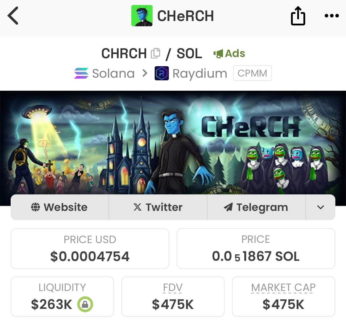 Nick_Terminated's tweet photo. @meechie Do you think a truly not evil Cherch coin is funny?

Like totally nothing happening in the Cherch.

Like nothing to worry about 

Really, it’s safe 

Gk8neJFkvW1Cvm8ZrmpVDhnfBRkFQ5Tny1PRwDcqNz6H https://t.co/ehGwiYpkFD