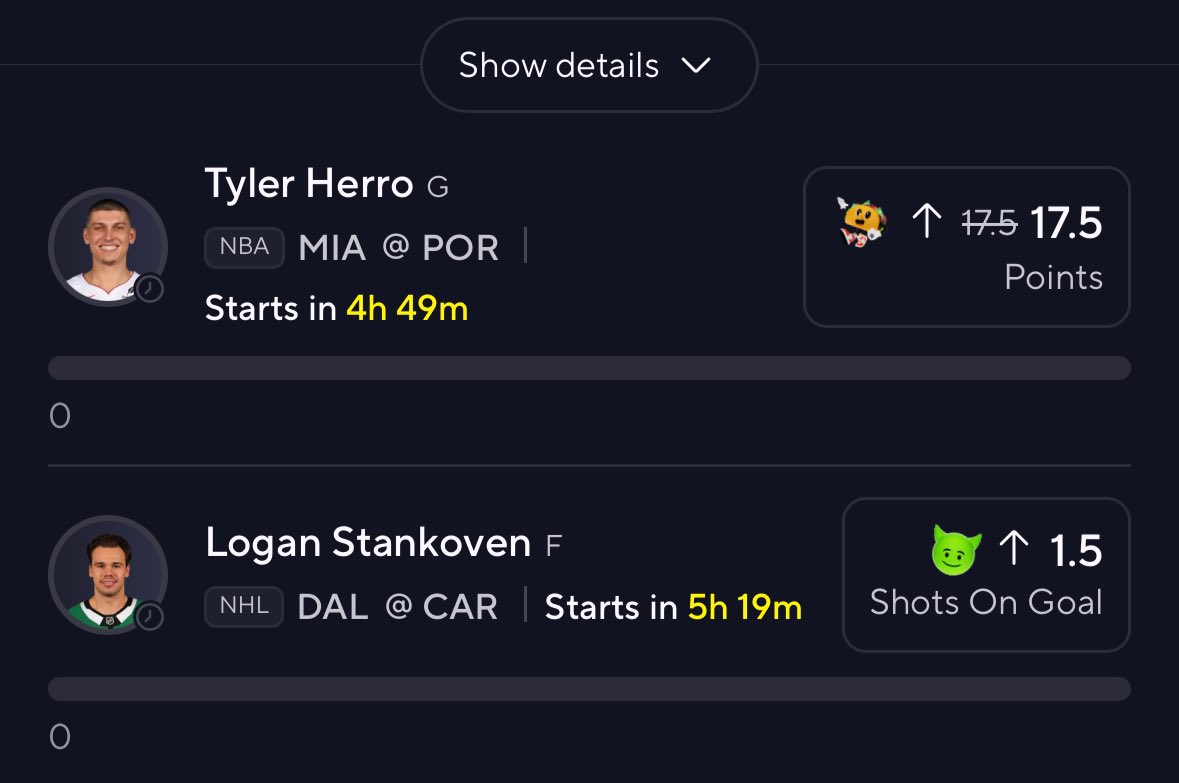 BetWithCrazy's tweet photo. #1 Taco  🌮 pair TYLER HERRO
Logan Stankoven O 1.5 SOG
I went with a goblin for a quick flip 2.5X
#BetWithCrazy #BETSOME https://t.co/aMJtlsC8vY
