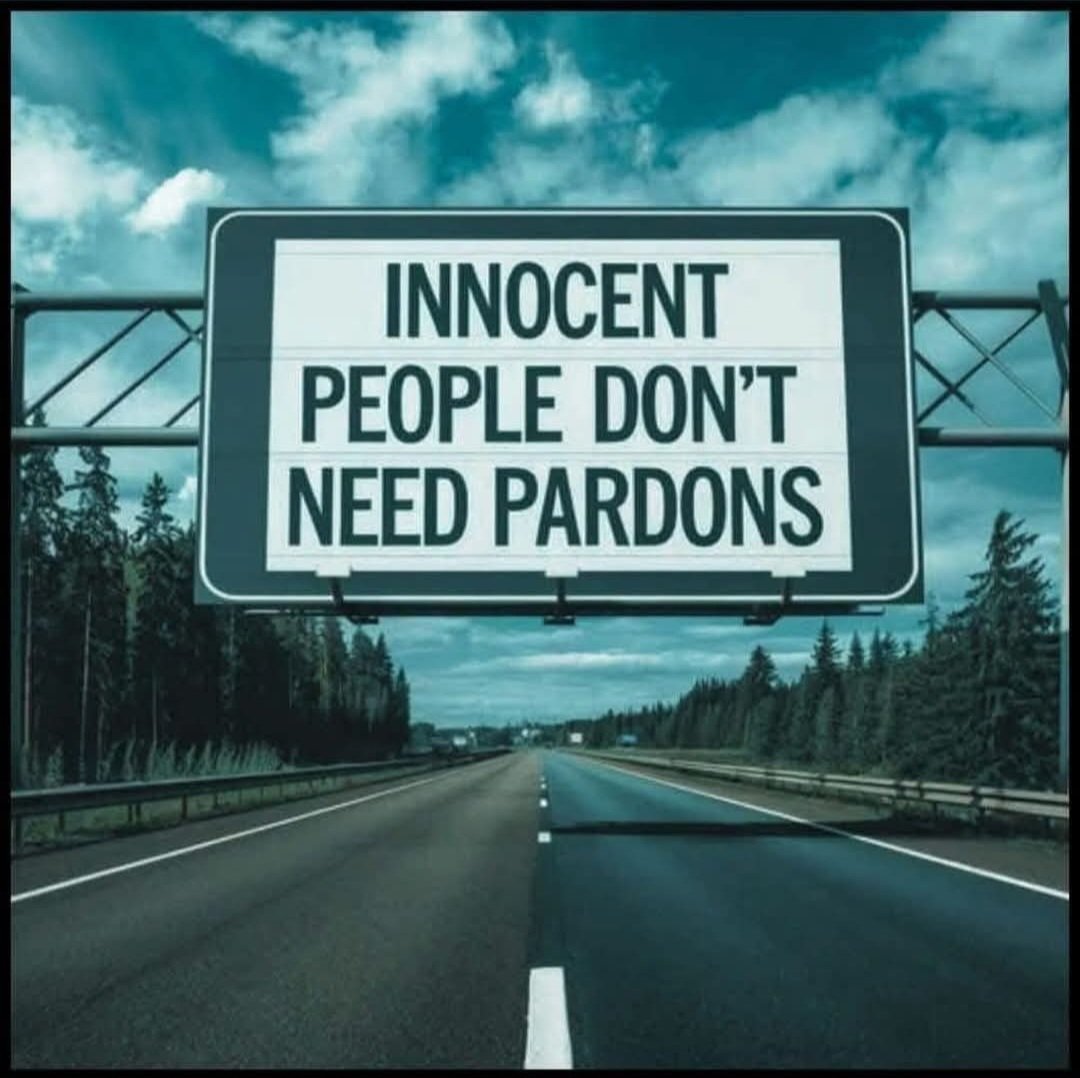 This is all I'm going to say about this. Well, and this: Civil cases can still be brought against them. Bring them!

#BidenCrimeFamily #Pardons #Trump #HopeFor2025 #MAGA