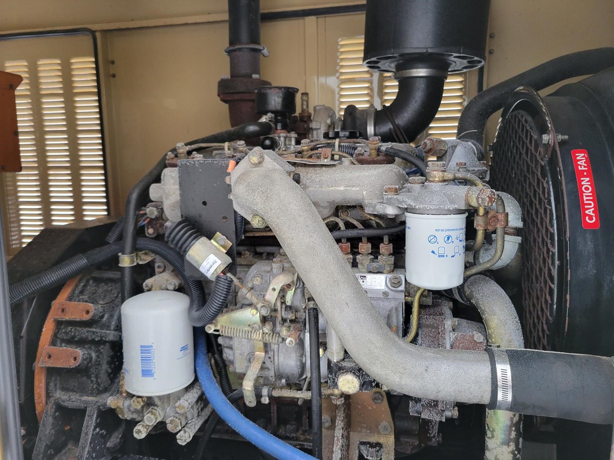 PowerSysToday's tweet image. 💪 𝟐𝟎𝟎𝟏 𝐆𝐄𝐍𝐄𝐑𝐀𝐂 𝟓𝟎 𝐊𝐖 ⚙️

In the market for a reliable stationary generator? Check out the full listing HERE 👇
🔗 ow.ly/xvH350UJxBf

Other Details:
⏳336 Hours
✅ Single Phase
⚡ 120/240V

#GeneratorsForSale #StationaryGenerators #HeavyMachinery #PST