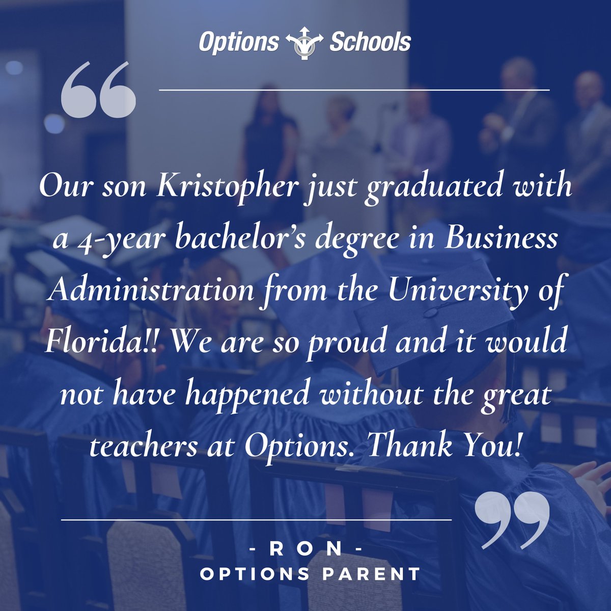 optionsined's tweet photo. Check out this message we recently received from the parent of an #OptionsGrad! ๐๐
#TestimonialTuesday #TuesdayTestimonial #BelongBelieveAchieve #ExploreOptions https://t.co/2q8zr6yx72