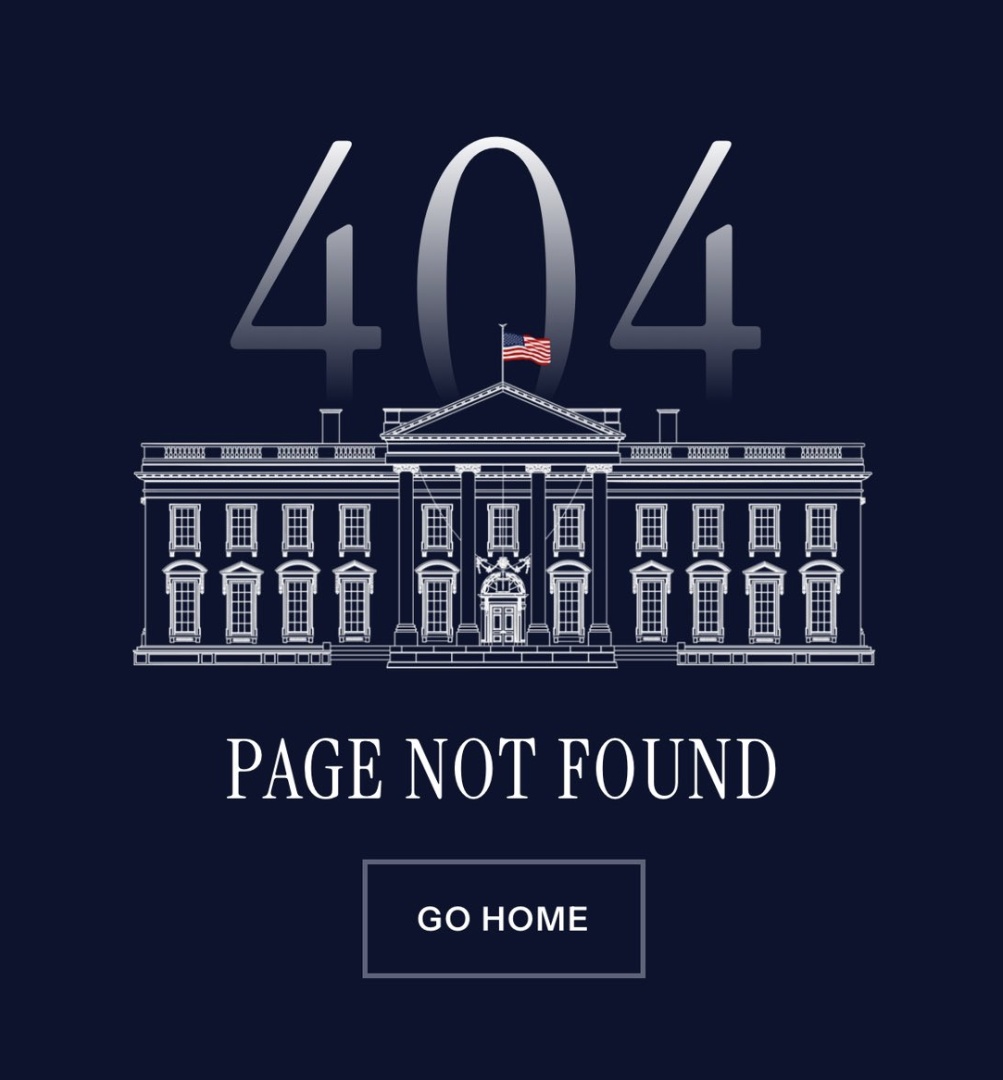 Pic 1: The White House website before Trump.

Pic 2: The White House website after Trump.

Yes, the White House did remove the US Constitution from their website today.

More foreshadowing on what's to come.