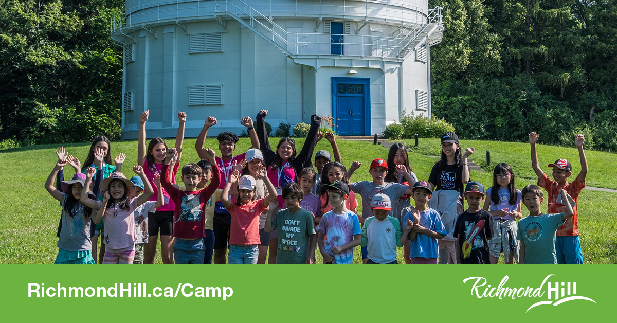 Mark your calendars - Summer Camp registration opens at 7 a.m. on Tuesday, January 28! View all our programs available and create your wish list today at RichmondHill.ca/Camp.