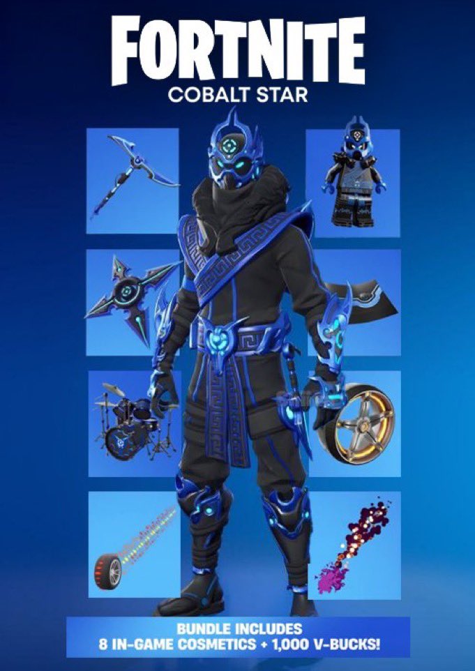 FORTNITE COBALT STAR BUNDLE GIVEAWAY (playstation 5 skin) 😳
COMES WITH 1000 V-BUCKS 😱

4 lucky winners 🤩
like and repost ♻️
follow + 🔔
creator code: zynng 💯
reply: done 🌎