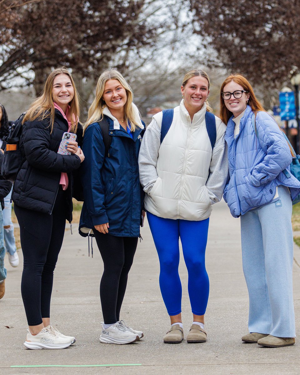 WingateUniv's tweet photo. It’s a frosty🥶kickoff to the semester, but Bulldogs don’t back down! Happy #FDOC Bulldogs 💙🐶💛
#OneDog #WingateUniversity #LabOfDifferenceMaking https://t.co/1c5WnXYeO5