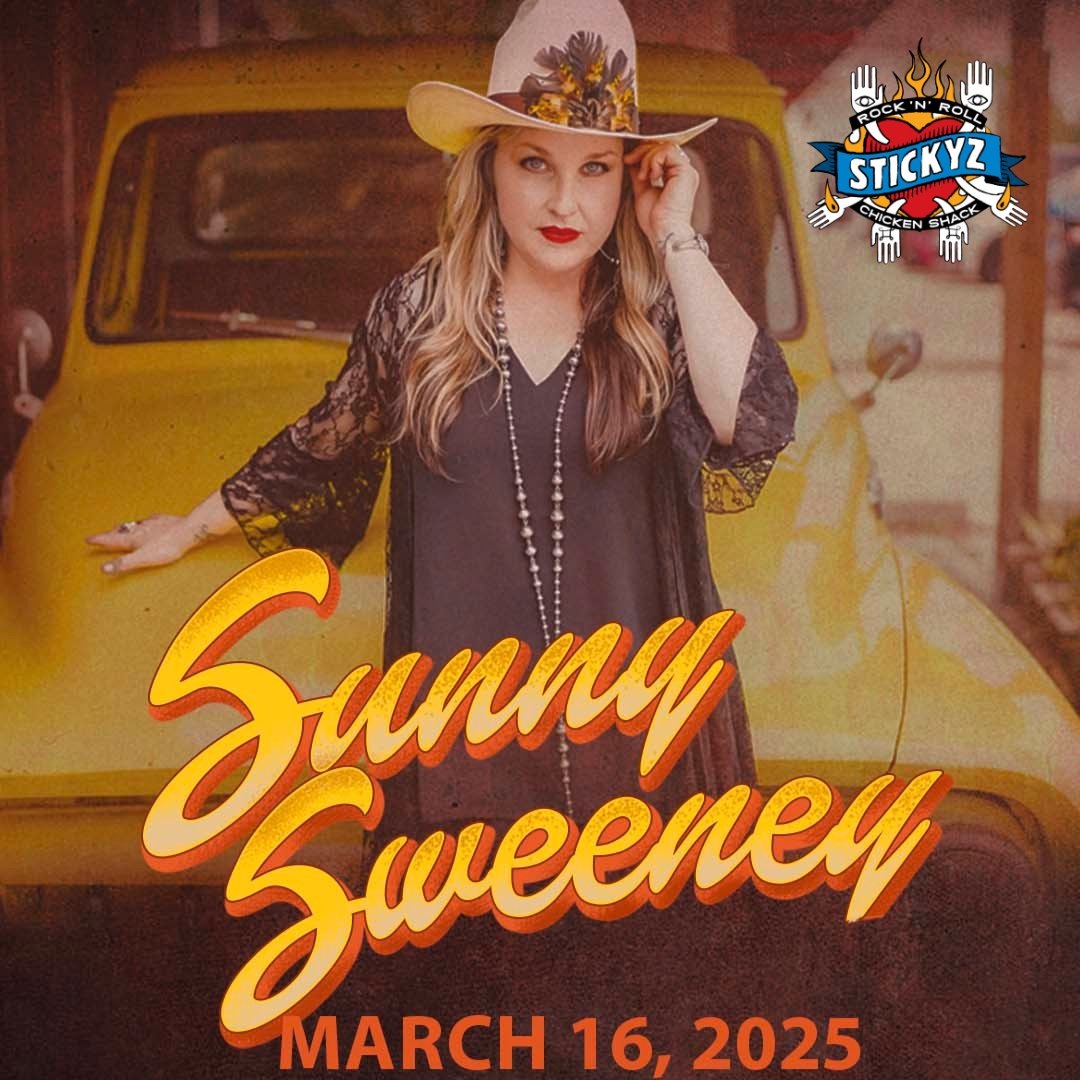 She'll be back soon! @gettinsweenered hits the Stickyz Stage on Sunday March 16 and tix are on sale RIGHT NOW! Get 'em