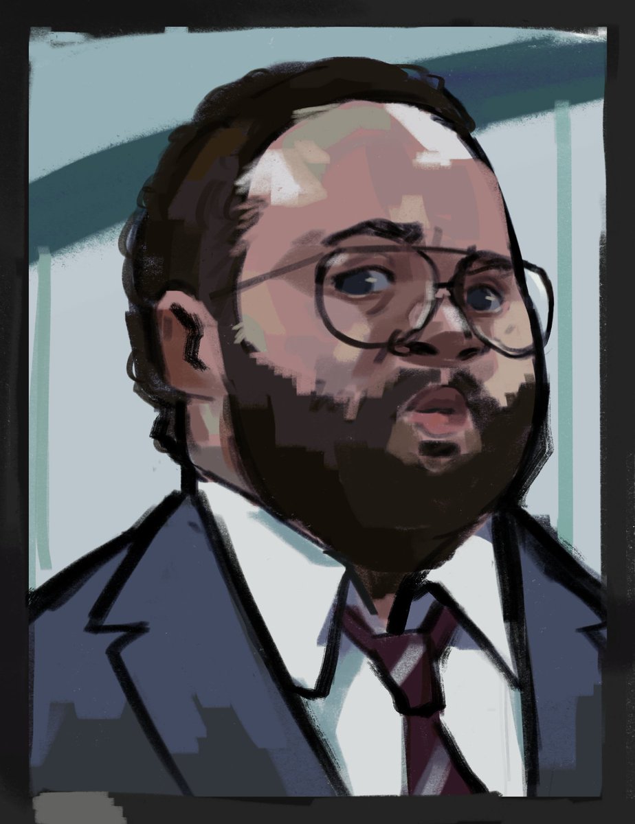 some disco elysium inspired portraits for #Severance :]