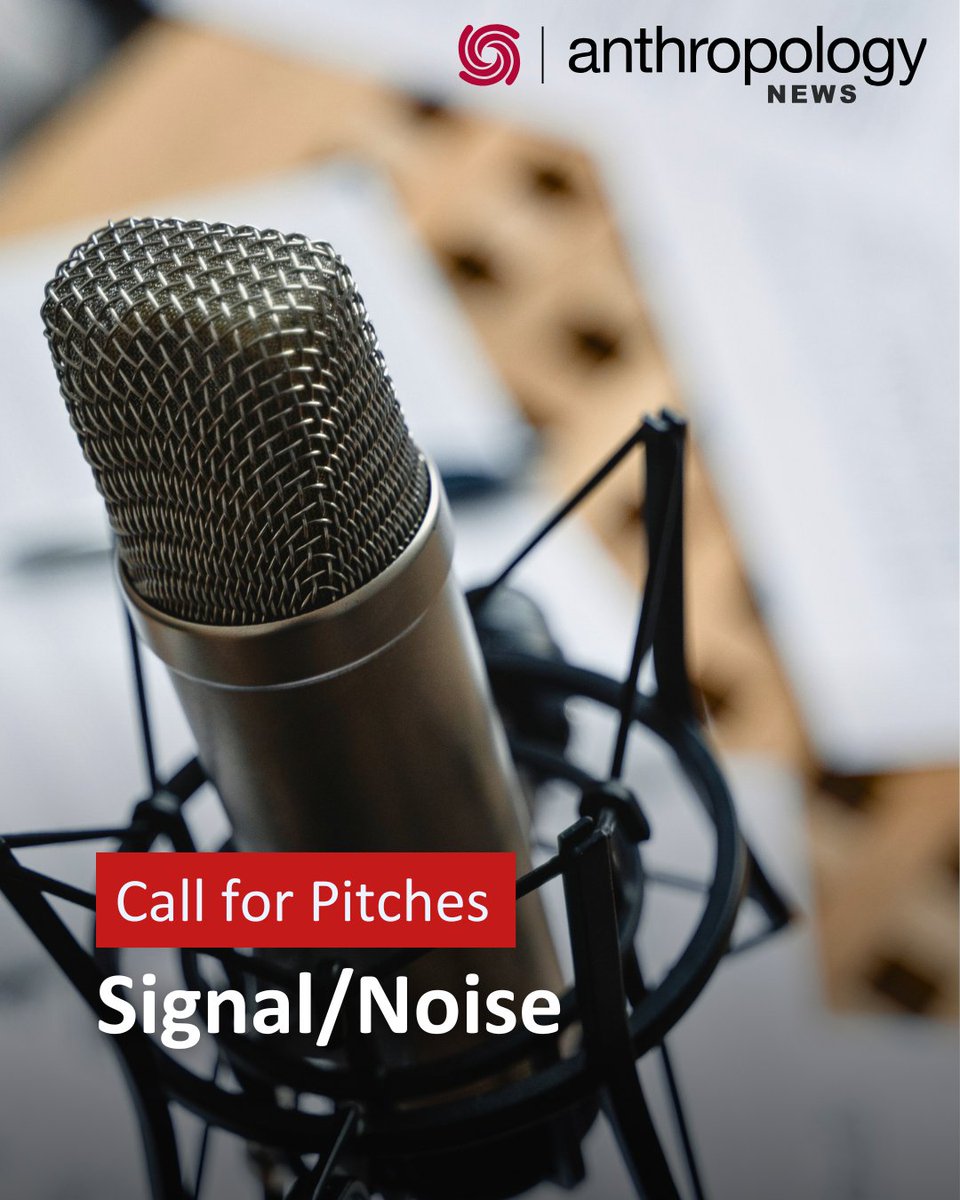 AmericanAnthro's tweet photo. 📢#AnthroNews invites pitches for its 2025 series, "Signal/Noise".
Please submit a 300-word pitch outlining your piece’s central theme, along with a 50-word bio by 2.7.2025.
👉Learn more https://t.co/hDcmxPkn2A
#CallForPitches #DiscoverAAA #Anthropology #Anthropologist https://t.co/X0QnMm1pdw