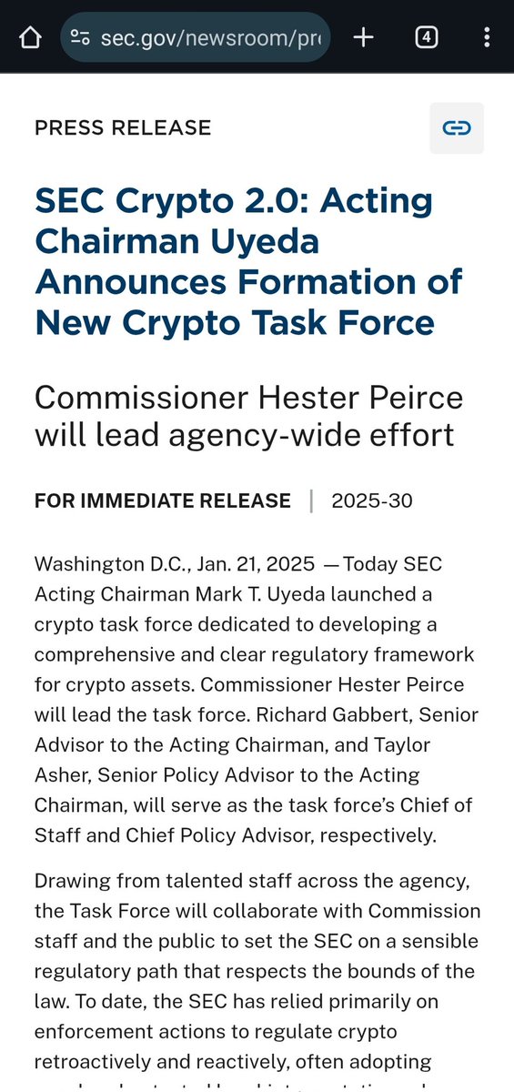 The_titans_eth's tweet image. 📢 BREAKING: SEC Just Launched a #CryptoTaskForce! 📢
Guess what? The SEC&apos;s not here to kill the vibe! They&apos;ve just formed a squad to make crypto rules clear as day! 🌞
Clear guidelines? Check ✅
Less confusion? Double-check ✅✅
Crypto moonshot? Loading... 🚀
 #CryptoRegulation