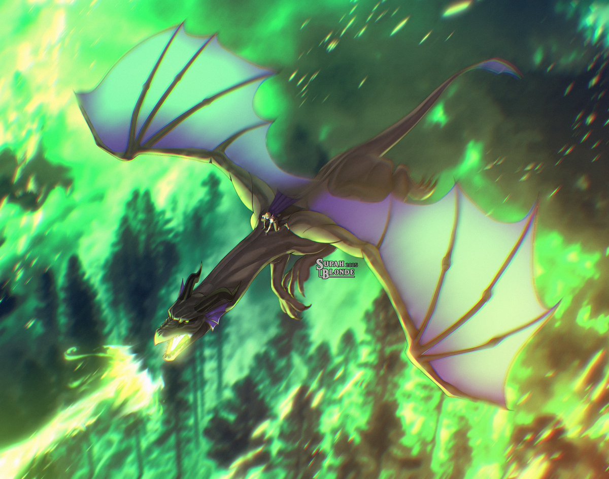 A commission I did for a friend recently who “wanted a dragon like Maleficent” 😈🐲

#dragon #dragonrider #dndart