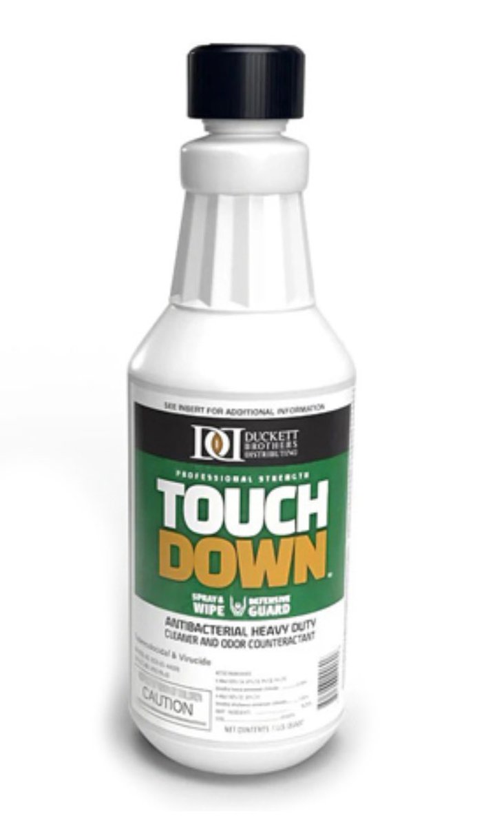 DuckettBrothers's tweet photo. Touchdown™ Antibacterial Heavy Duty Cleaner &amp; Odor Counteractant stands out where others fall short. Many disinfectants can’t handle the challenge—but Touchdown gets the job done!
Where We Never Drop The Ball…. 🏈🧽

https://t.co/9Smk2JTFRm

#TouchdownCleaner #Antibacterial https://t.co/Nv4xKLumk7