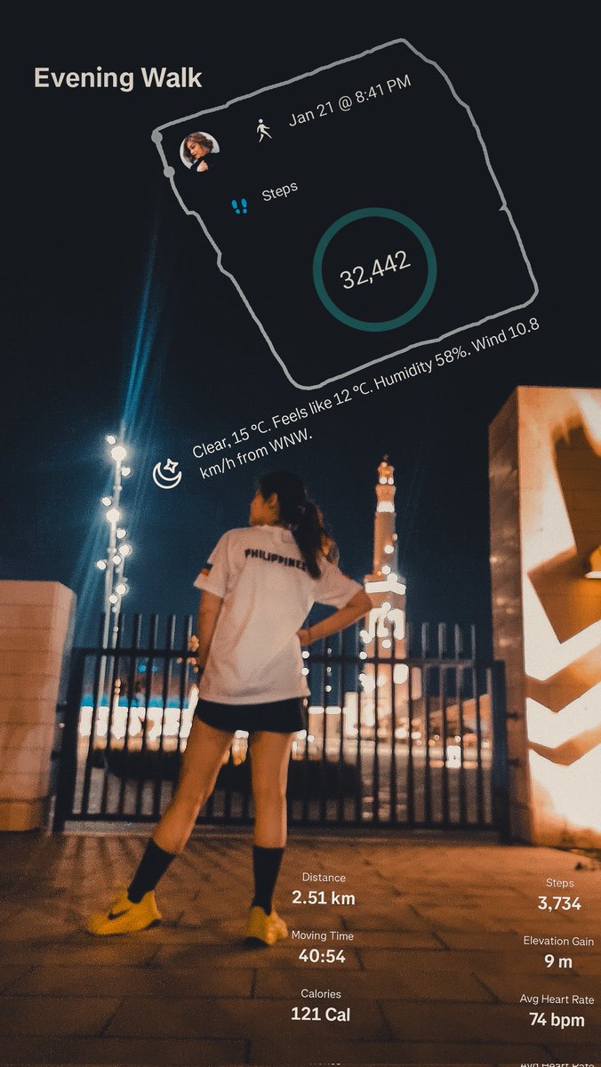 aielsarmiento's tweet photo. Rest Day 1 of 3:  #TuesdayChooseday 🏃‍♀️🚶‍♀️
I'm back after 2 weeks !🥲😅
📍#AlAin https://t.co/xQevUABMZk