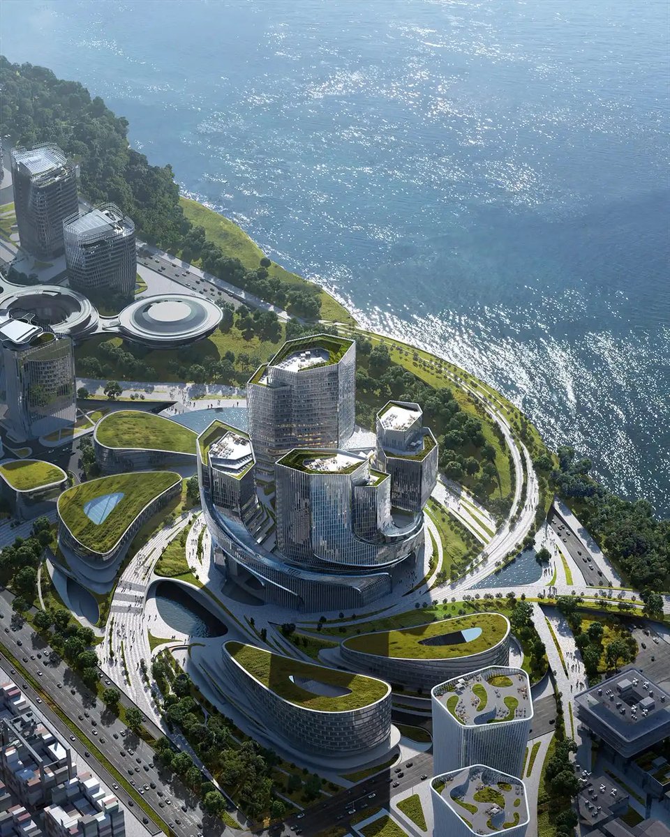 parametricarch's tweet photo. Tencent Helix Shapes Shenzhen’s Skyline with Twisting Towers.

https://t.co/itzegRbS2F https://t.co/2nZpqoJTBl