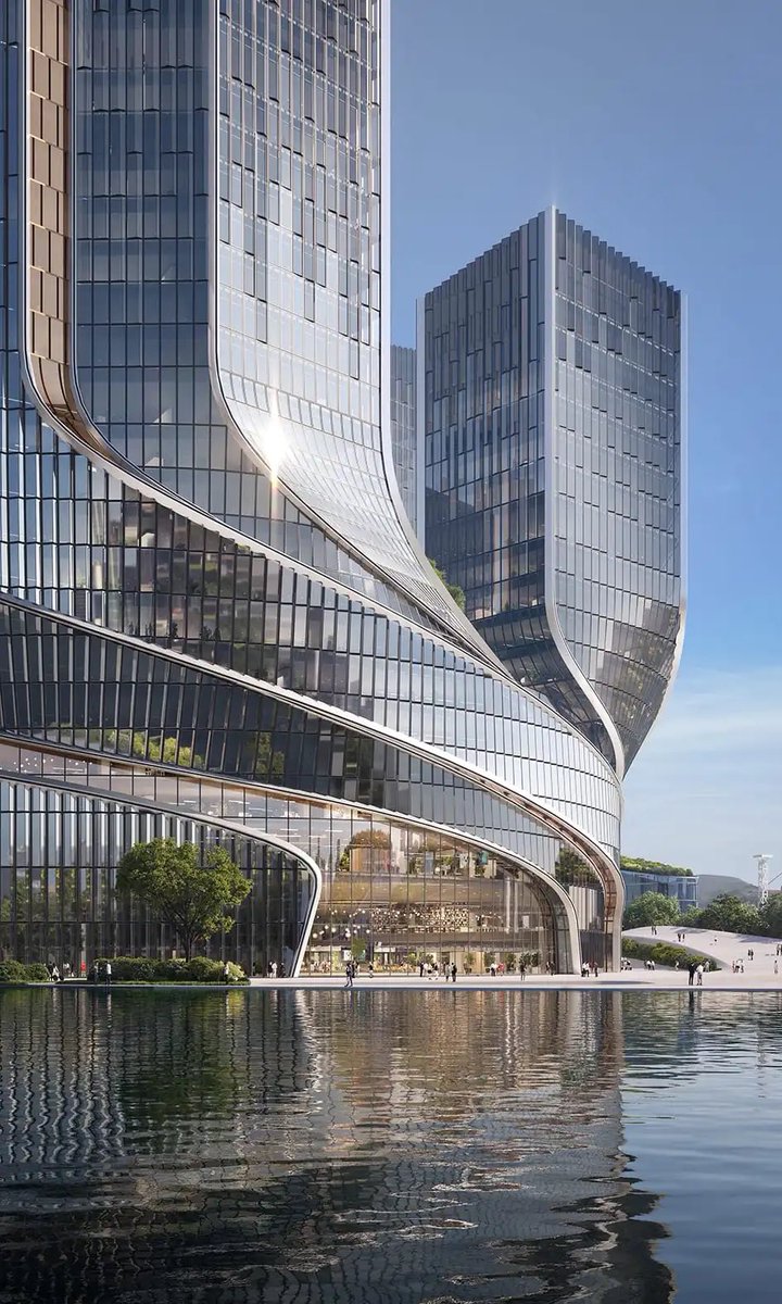 parametricarch's tweet photo. Tencent Helix Shapes Shenzhen’s Skyline with Twisting Towers.

https://t.co/itzegRbS2F https://t.co/2nZpqoJTBl