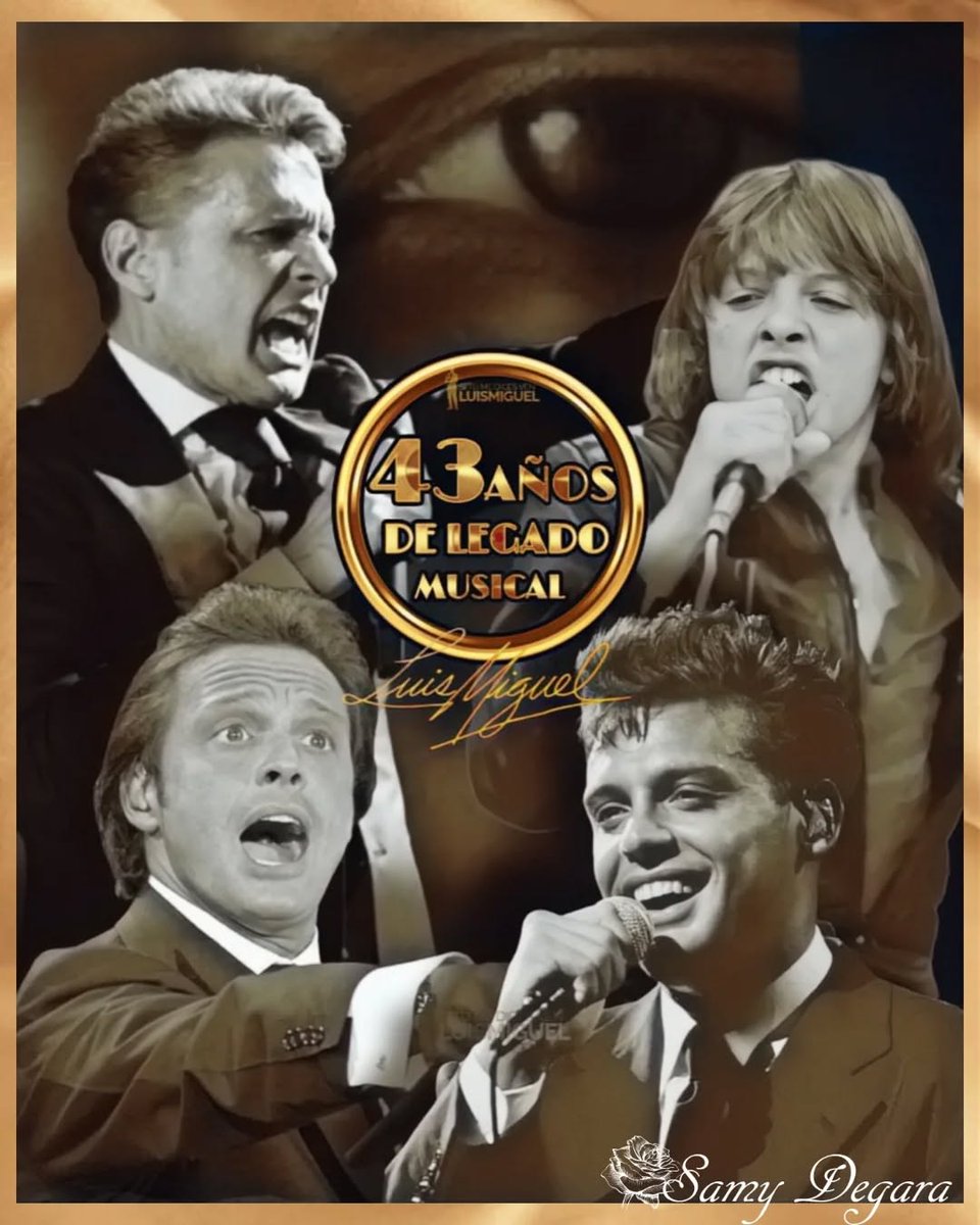 OlgaViejula's tweet photo. #LuisMiguel43AñosDeTrayectoria

Feliz 43 años de excelencia musical
@LMXLM 
@FCLuisMiguelPy https://t.co/gyr0jUQd3t