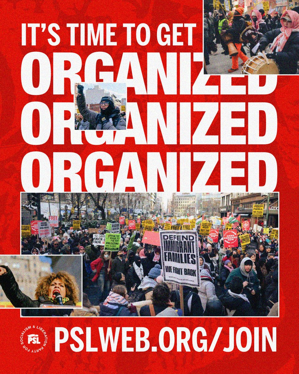 pslnational's tweet image. A better future won't come unless we fight for it – & you can't fight back alone.
We won't retreat in the face of Trump & the billionaires' war on our rights. The power of the people organized is stronger than the people in power.
Get organized ➡️ pslweb.org/join