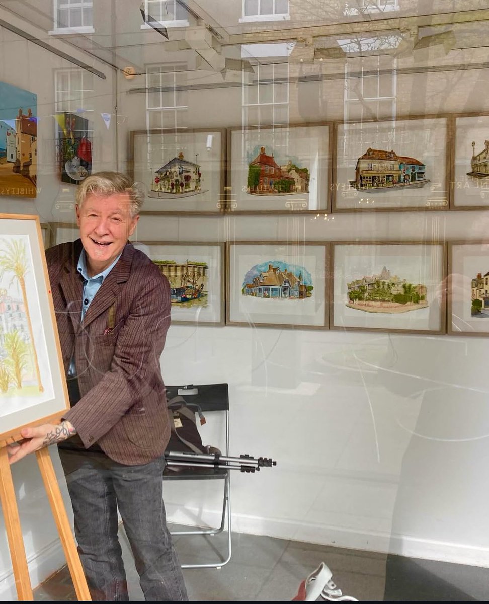 Setting everything up for the exhibition which starts tomorrow at the wonderful Colonnade House in Worthing. I will be there to answer any questions and to talk about what and how I do things.