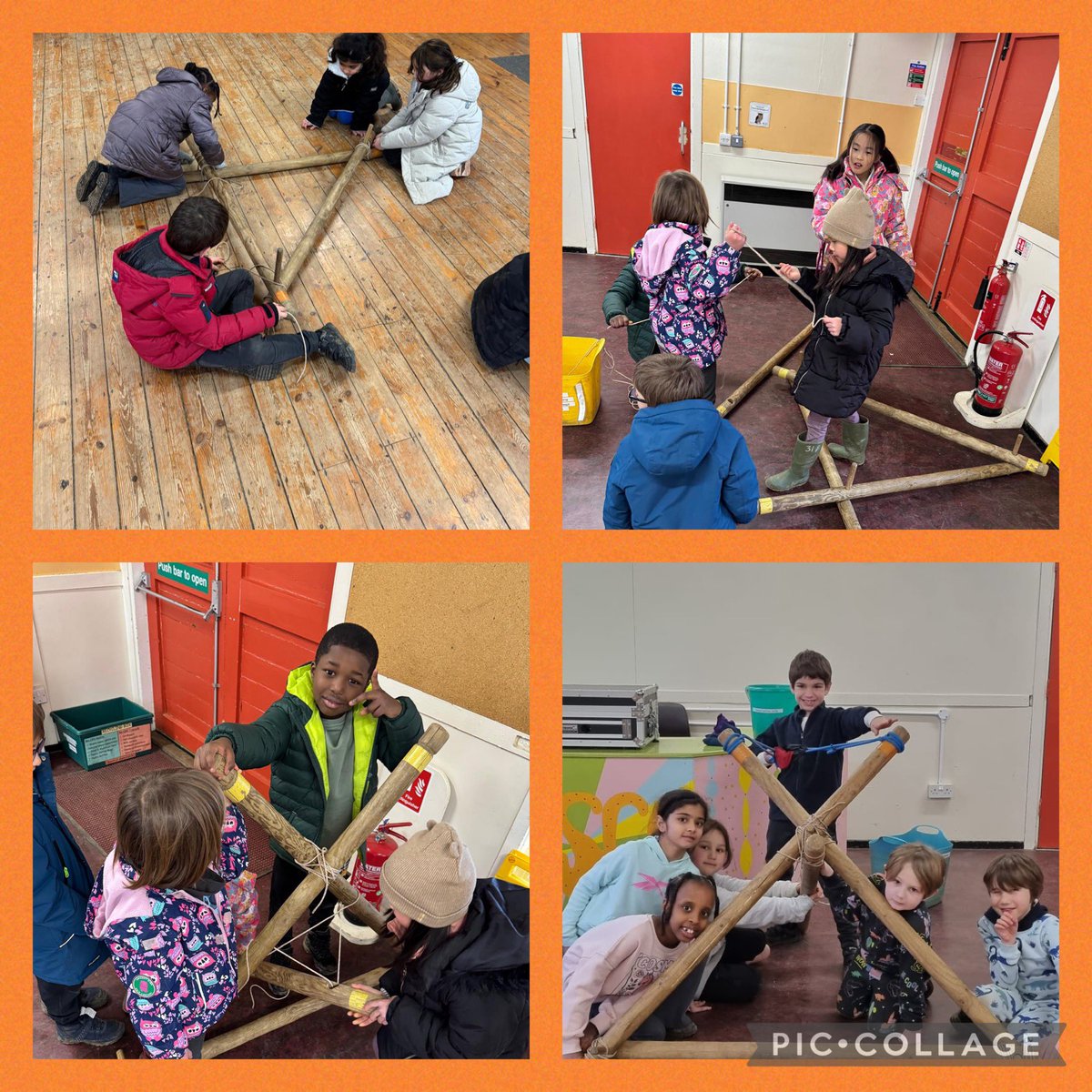 AlbionPrimary's tweet photo. Ballista building @SayersCroft_ requires more teamwork, communication and resilience. Year 3 built giant slingshots to knock down towers they had created with beanbags.
#APSresidential 
#APSvalues
#APSyear3 https://t.co/mTnE5sFlPg