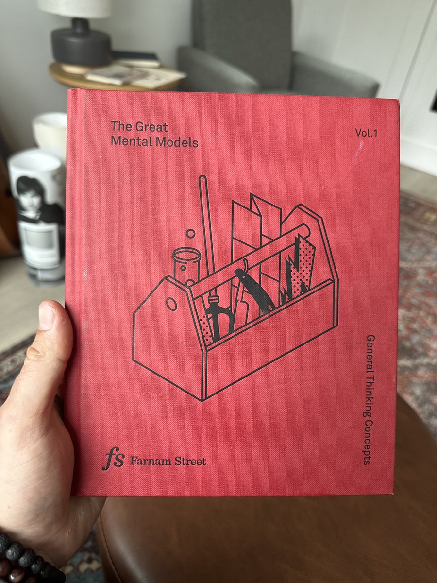 Great introduction to general thinking principles👌

Occam's Razor
Hanlon's Razor
Circle of competence
Inversion

etc

Knowledge compounds. Accumulating a variety of frameworks to think through will serve you innumerably