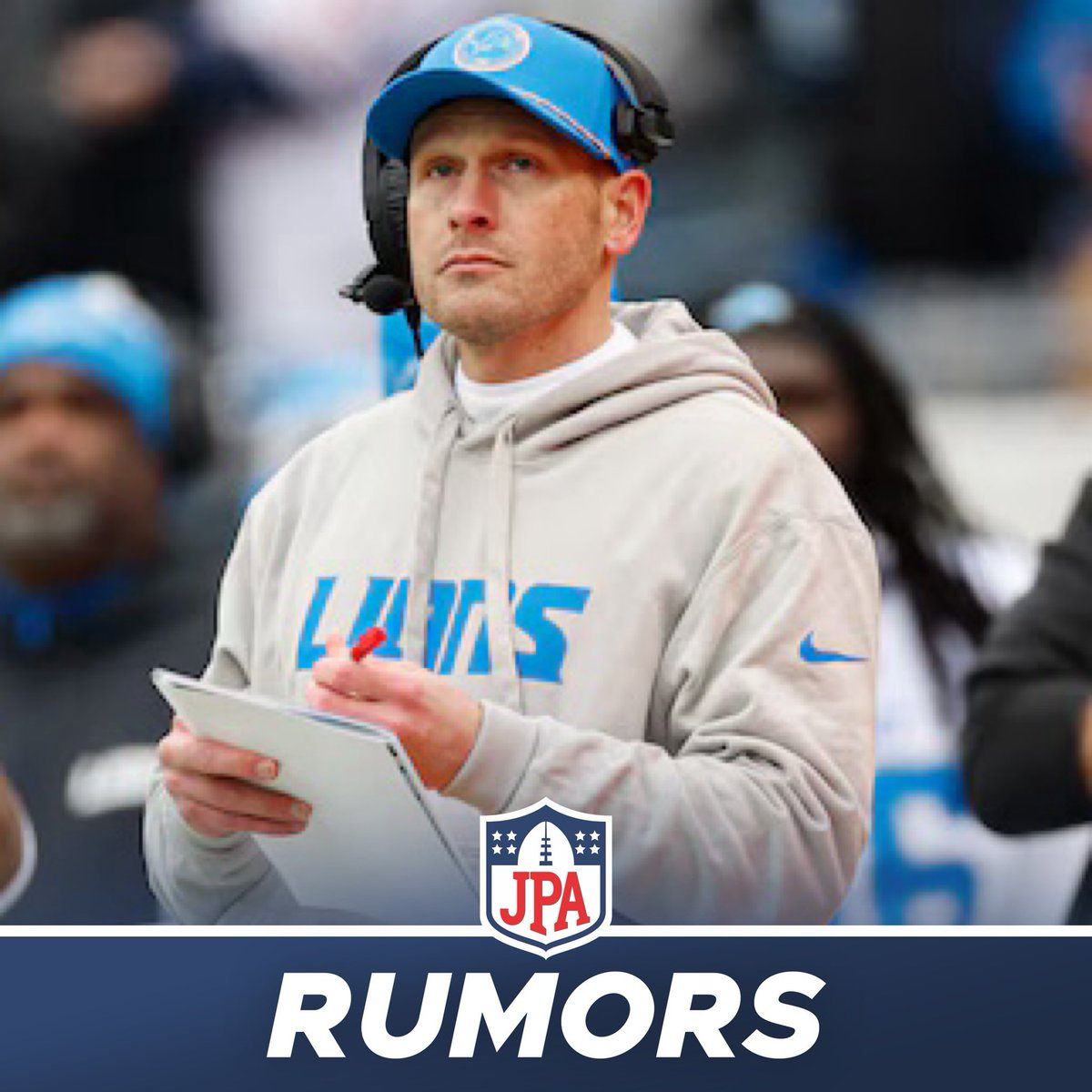 jasrifootball's tweet photo. 𝗥𝗨𝗠𝗢𝗥𝗦: Ben Johnson turned down the #Jaguars’ head coaching gig because he wasn’t interested in their “setup” per @DMRussini 

Jaguars Owner Shad Khan said that retaining GM Trent Baalke wouldn’t have affected their chances to hire the top candidates this cycle, but he appears to have been wrong.