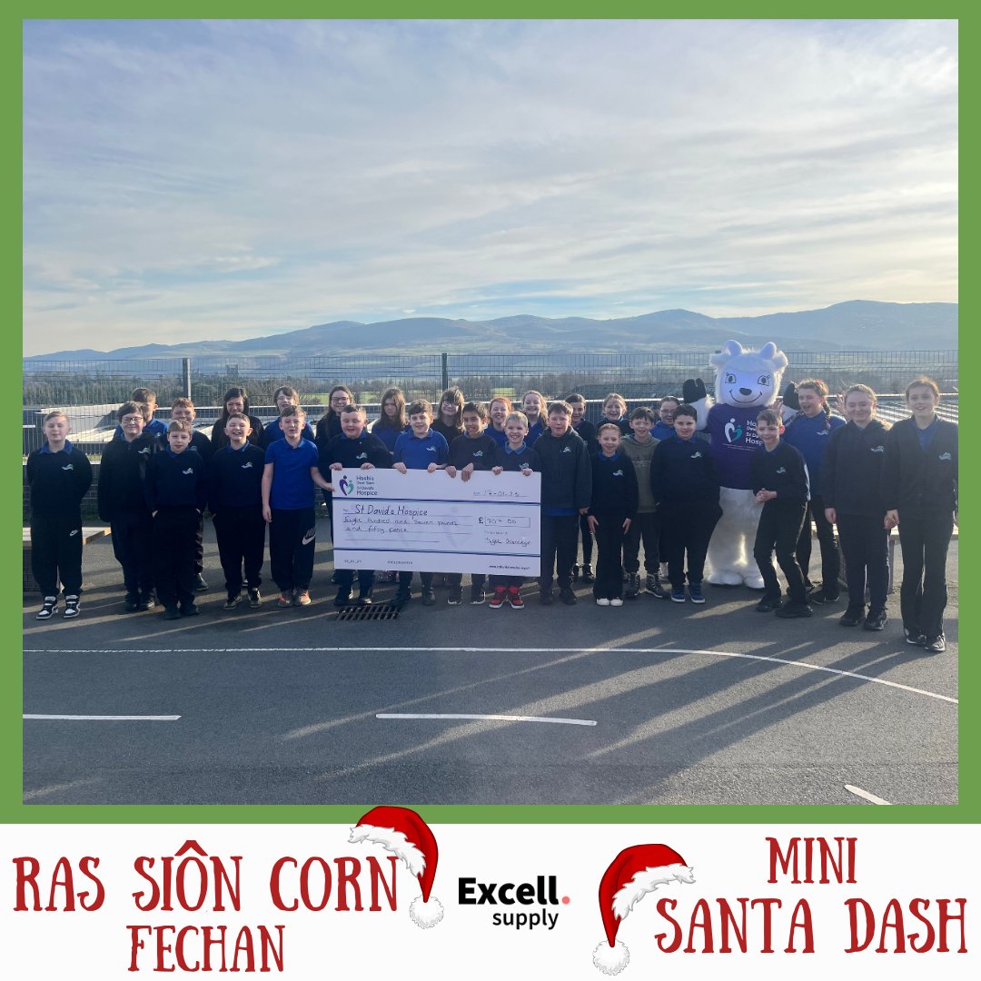 St David's Hospice | Hosbis Dewi Sant (@stdavidshospice) on Twitter photo ๐๐
Dewi wanted to say a special thank you to <a href="/YsgolGlancegin/">Ysgol Glancegin</a> and Ysgol Plant Y Rhedyn who have been raising money by taking part in the Mini Santa Dash!
The schools have been fantastic raising over ยฃ1100!
โญDiolch yn fawr am eich ymdrech ffantastig yn codi arian! ๐๐
Dewi wanted to say a special thank you to <a href="/YsgolGlancegin/">Ysgol Glancegin</a> and Ysgol Plant Y Rhedyn who have been raising money by taking part in the Mini Santa Dash!
The schools have been fantastic raising over ยฃ1100!
โญDiolch yn fawr am eich ymdrech ffantastig yn codi arian!