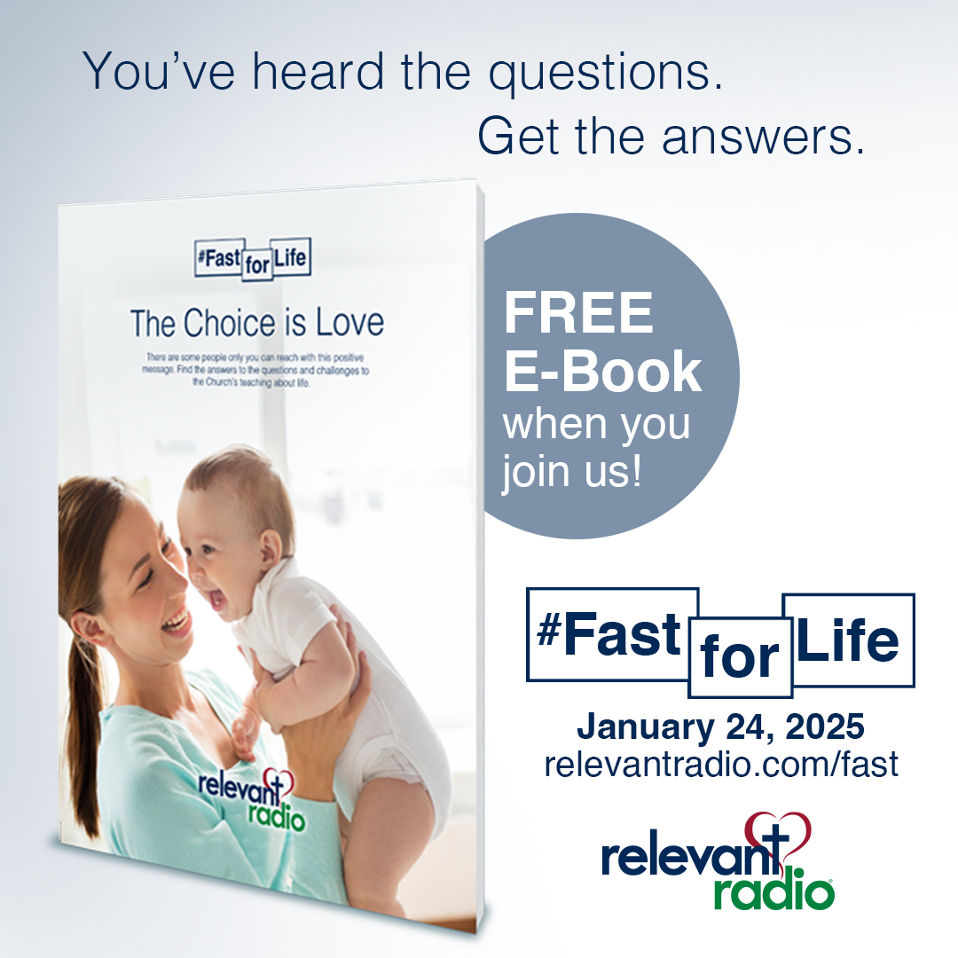 FatherRocky's tweet photo. Can't participate in the March for Life on January 24th? Join us in the #FastforLife challenge! Commit to some form of fasting and mortification for mothers and their unborn children and receive this free ebook, The Choice is Love! Go to https://t.co/xoDIEtE9r1 to sign up! https://t.co/g4BI0ZqIfb