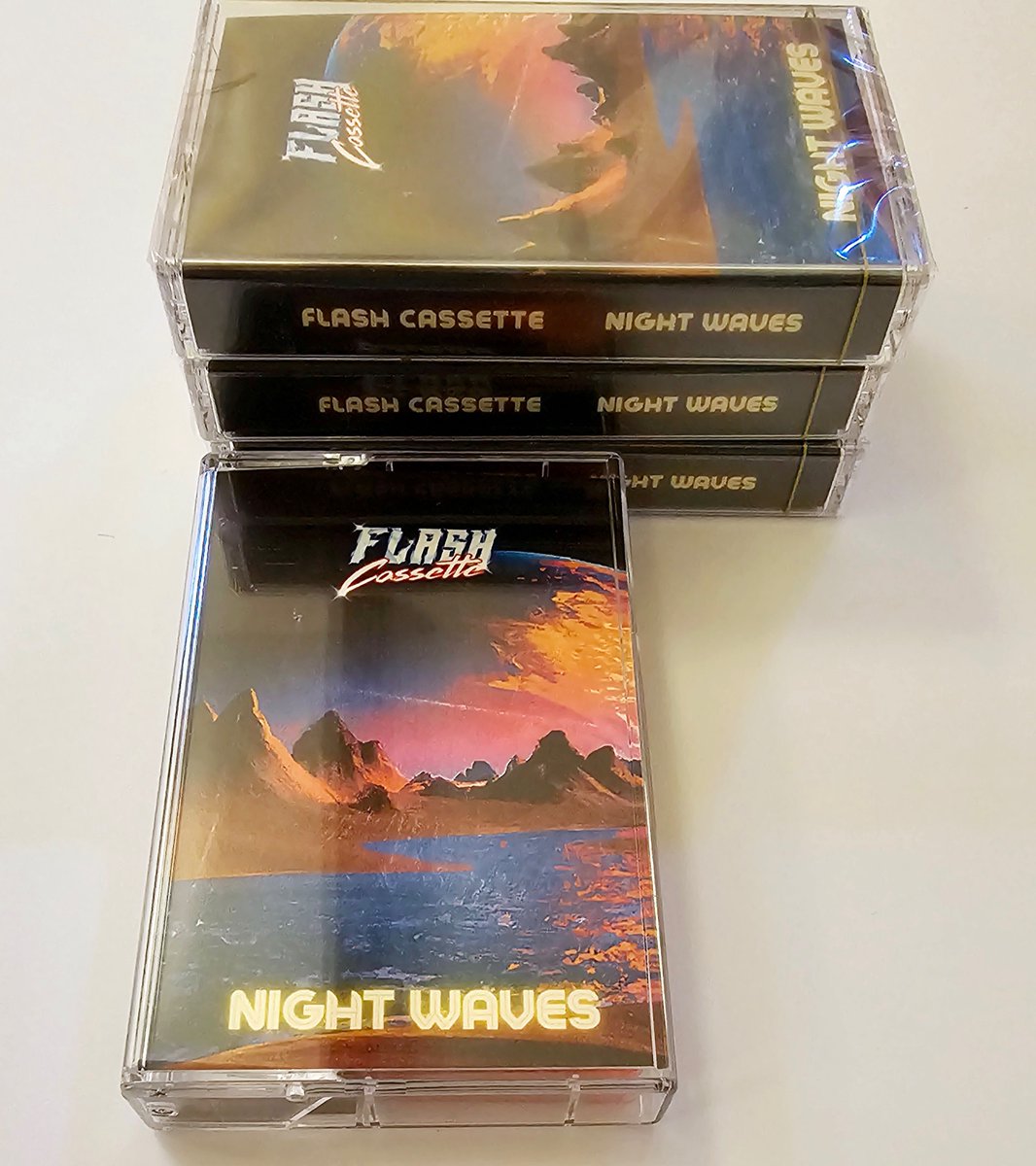 flashcassette's tweet photo. Flash cassette’s are back in stock! 

Due to popular demand a new limited run of ‘Night Waves’ cassettes has been produced. 

Also available on gorgeous blue vinyl and CD if that’s your bag! ⚡️📼

https://t.co/qbptdKmcNk

#synthwave #funk #disco #80s #retrowave #LimitedEdition https://t.co/vpebsjawqc