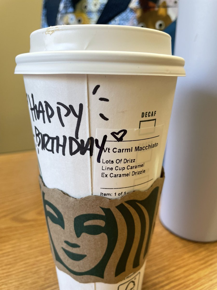 AAnderson10's tweet photo. The order label on my coffee has me chuckling this morning. https://t.co/tNHsInoGXI