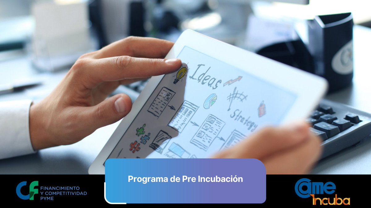 FINANCAME's tweet photo. 🤔¿Tenés una idea innovadora y no sabías que podías potenciarla con #CAMEIncuba?
El Programa de Preincubación 🚀te conecta con especialistas para desarrollar tu proyecto desde cero.
¡Pronto abrimos inscripciones! No pierdas la oportunidad de ser parte.
🖥️https://t.co/YCKdtmBItV https://t.co/1b7zSgjTRX