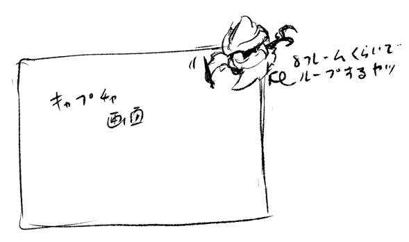 こういう感じの簡素な画面で、気が向いた時のお絵描き垂れ流ししてぇなとはちょっと思っている。 