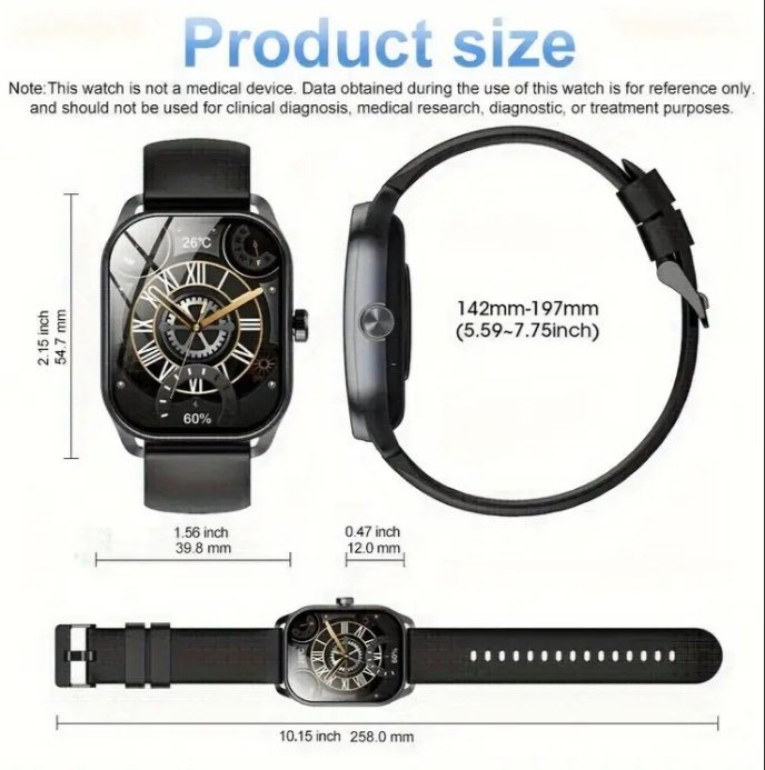 CaizStore's tweet photo. ✨"Introducing the future of timekeeping, the SmartWatch✨. ✅This cutting-edge wearable device combines style and function, bringing you a seamless blend of technology and fashion. Stay connected at all times, receive notifications, and monitor your health, all on your wrist. 💥Elevate your everyday routine with the innovative SmartWatch - 💥it's not just a watch, it's an experience.
https://t.co/MFtLuVbH1i