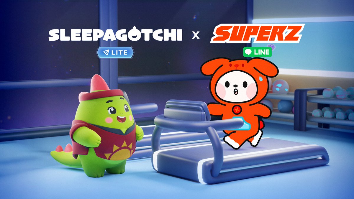sleepagotchi's tweet photo. gm, sleeper (and runners) 😴🏃‍♂️

We're teaming up with SuperZ, the move-to-earn healthcare app, as it launches tomorrow on LINE Messenger! To celebrate, we’re giving away 5 SuperZ NFTs in an exclusive Sleepagotchi Giveaway! 🎉

🗨️ Why is this exciting?
* LINE Messenger is the “Telegram of Japan and Taiwan”, being the largest messenger there
* SuperZ is one of the first Web3 apps on LINE Messenger
* Created by SuperWalk, Korea’s most popular move-to-earn app

🎁 How to Enter the SuperZ NFT Raffle:

1️⃣♥️ & RT
2️⃣Follow: @SuperZ_official @SuperWalk_ @sleepagotchi 
3️⃣ Join our Telegram chat: https://t.co/yjoD7QiWT4 (topic "❗️ SuperZ NFT Raffle❗️")
4️⃣ Comment: “Sleepagotchi Super 💤” in the Telegram chat (one time per user)

Don’t miss this chance to win the exclusive NFTs!

P.S. There is already a small reward for you in the chat btw 👀