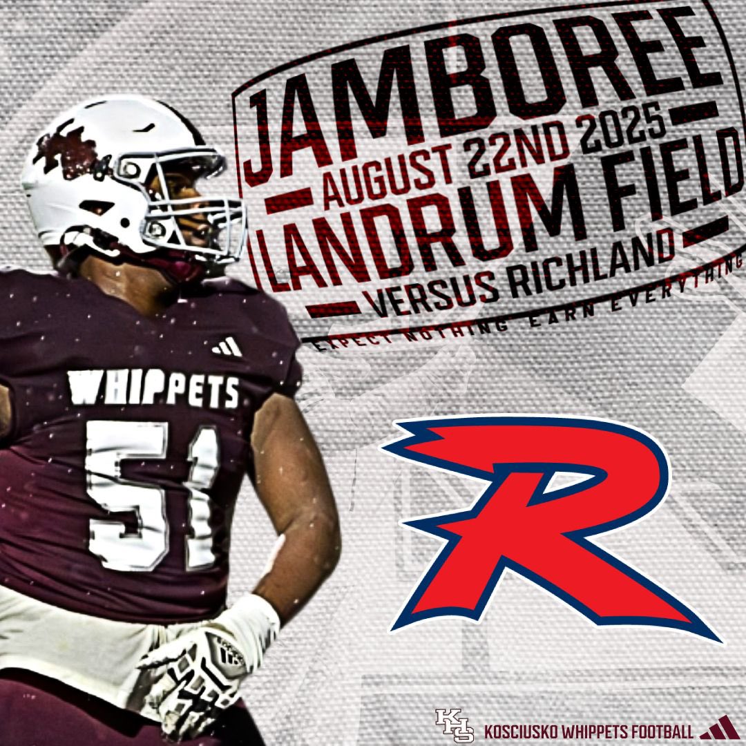 KosciuskoFB's tweet photo. First day of our schedule reveal! 
We will kickoff the 2025 season with our Fall Jamboree at Landrum Field against 4A Richland https://t.co/QiRH0m0uGp