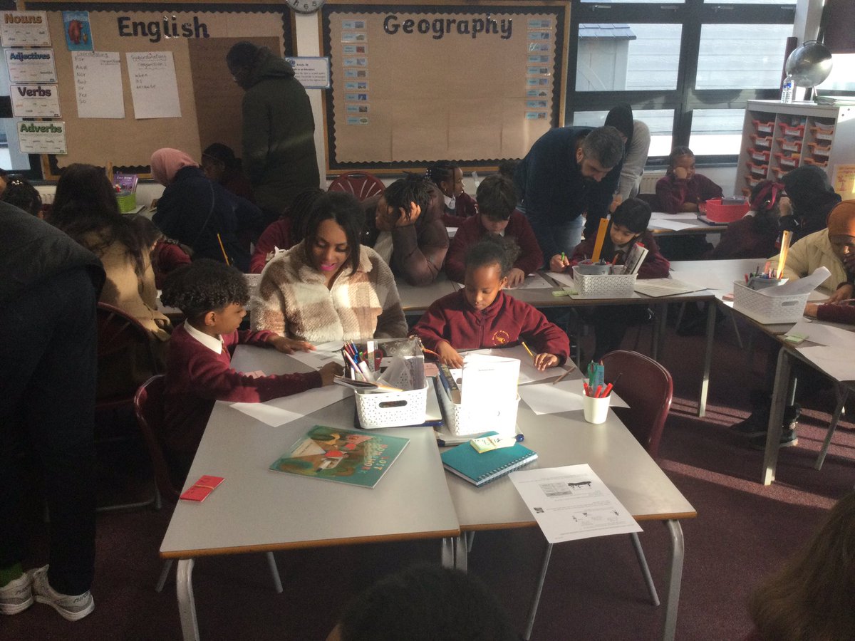 MissWardHMPS's tweet photo. @HerbMorrPriSch Thank you to all the parents that joined us this morning for our Talk Maths Open Morning. The children had fun working collaboratively with parents to solve multiplication and division problems #maths https://t.co/Y2Cuu4oWto