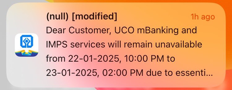tathai96's tweet photo. @UCOBankCare @UCOBankOfficial 
Please increase your salary of Mobile app developer team. Anyway your employees least care about customers still I am giving a suggestion that this should be fixed. Happy new year https://t.co/afFAslgK7T