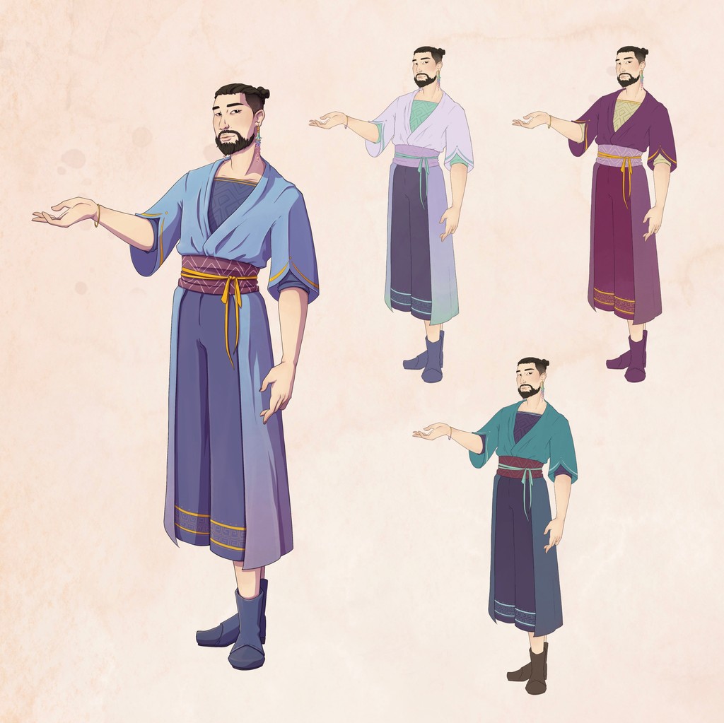 EverAfterPrint's tweet photo. Is your adventurer in need of some jewelery? 💍  Uryth got them! 😌  They'll know exactly which stone will fit best with your adventurers personality 🪻 

Uryth can be found in our 35 queer NPCs compendium! https://t.co/yKBbzKsWBM