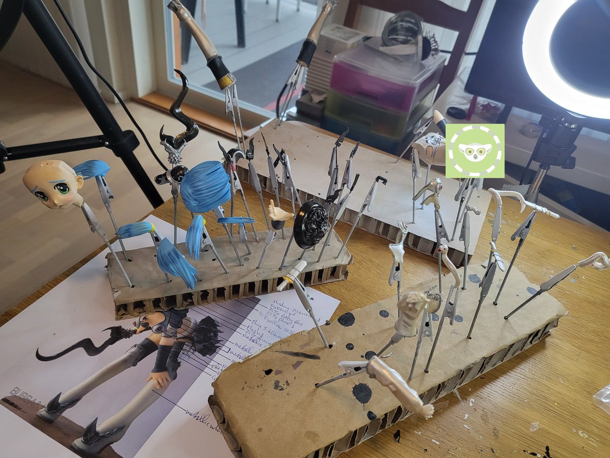 CraftsMaakie's tweet photo. Shading, topcoat and starting with assembly! Pastel Ink in Echidna Cos part 5:
Video: https://t.co/RSd7P9NoHK
Blog: https://t.co/8zMwa7UVG3
#garagekit #animefigure #mangafigure #custommade #figurine #figure #custom #japan #manga #anime #moetan #pastelink #queensgate #echidna https://t.co/NGnwvA1eQZ