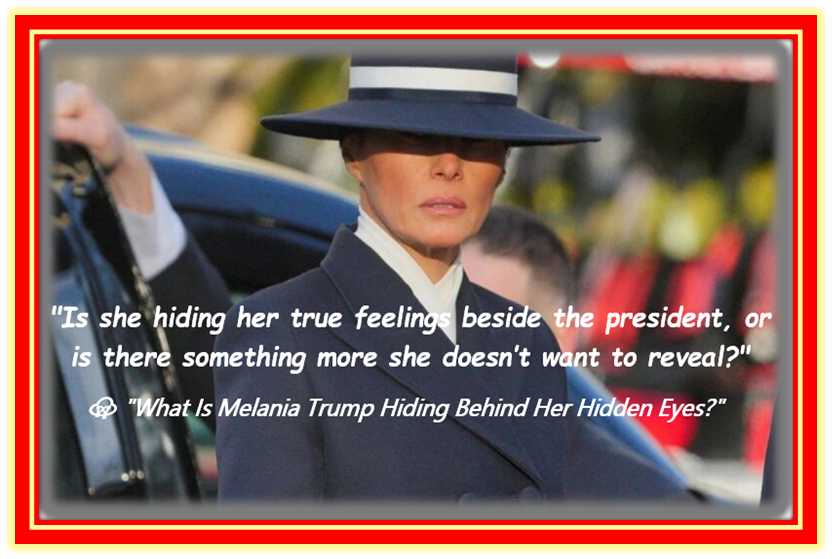 tomassosa101627's tweet image. 👒 "The Mystery of Melania Trump's Hidden Gaze"

Melania Trump often wears hats that hide her eyes, the mirror of the soul. Is she concealing her true feelings beside the president, or is there something else she doesn’t want to reveal? 👀✨ #MelaniaTrump #MirrorOfTheSoul