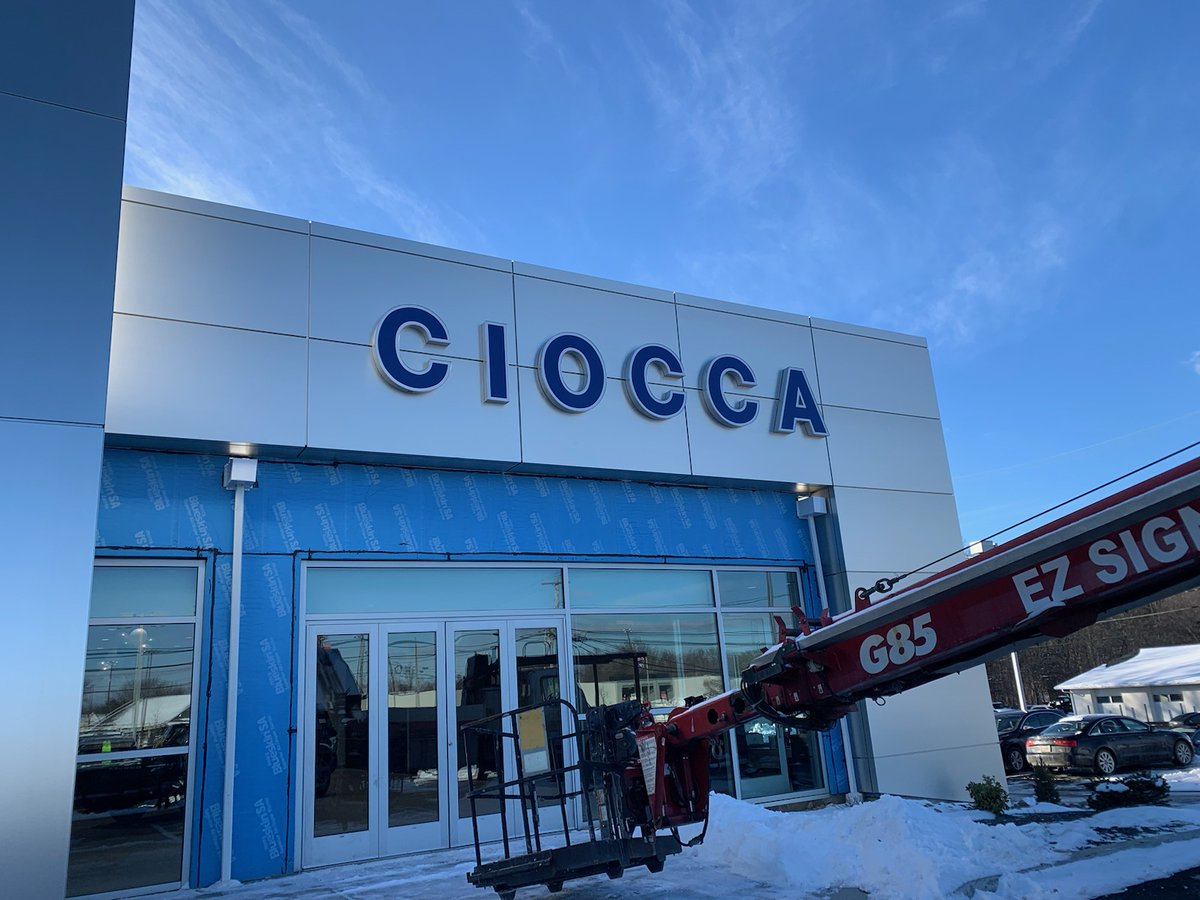 Exciting updates at Ciocca Ford of Quakertown! 🎉

Our brand-new sign is officially up and will be shining bright later this week. Stop by and check it out! ✨

#CioccaFord #QuakertownPA #NewLook #BuiltFordProud #cioccaonsocial