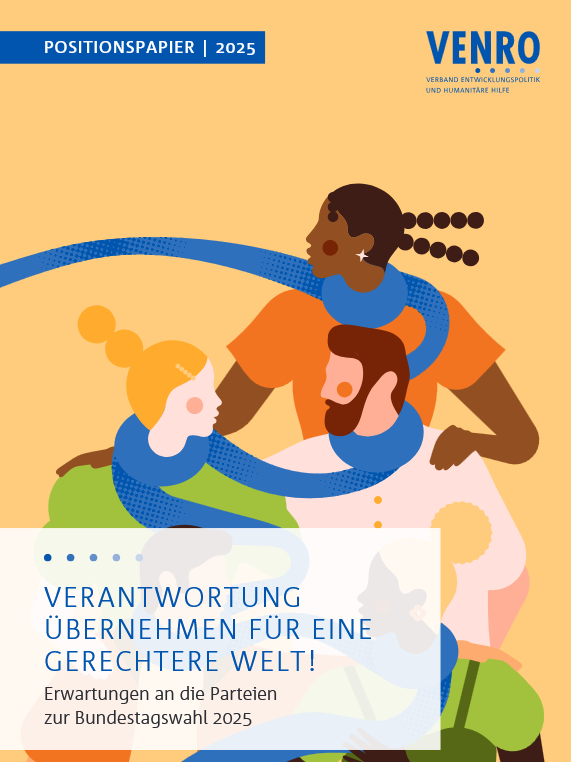 Wenige Woche vor der #Bundestagswahl steht die Welt vor großen Herausforderungen. Im Positionspapier zur #btw25 skizzieren wir unsere Erwartungen an die kommende Bundesregierung. Wir fordern dazu auf,  Verantwortung für eine gerechtere Welt zu übernehmen. verantwortung-übernehmen.org