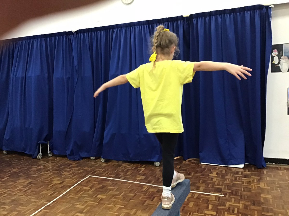 Y2Gayton's tweet photo. Fantastic dynamic balance on a line today in our Year 2 PE lesson. Not even a wobble from these fantastic gymnasts as they focussed on their posture and technique. @GaytonPrimary @Y5Gayton https://t.co/LPvwf5hURG