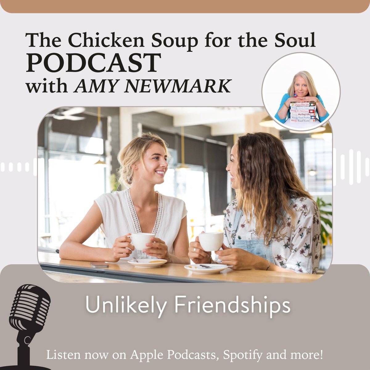 Be open to forming connections with even the most unexpected people when making new friends. @AmyNewmark shares two inspiring stories of friendship on today’s podcast. Listen here: playlist.megaphone.fm/?e=ADL97551974…