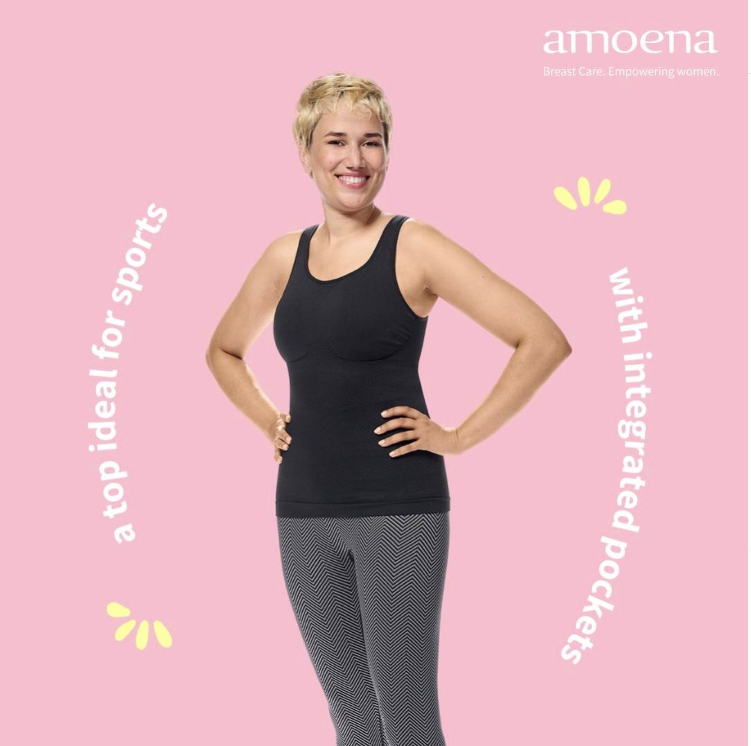 MaximMedical's tweet photo. 💙 The Liane Top by Amoena: Perfect for yoga, walking, or spinning! Designed for comfort with padded straps &amp; textured fabric to support lymph flow. Stylish &amp; versatile for every day. Visit Maxim Medical! #Amoena #BreastCare #Lymphedema https://t.co/6iCcu5kz2t