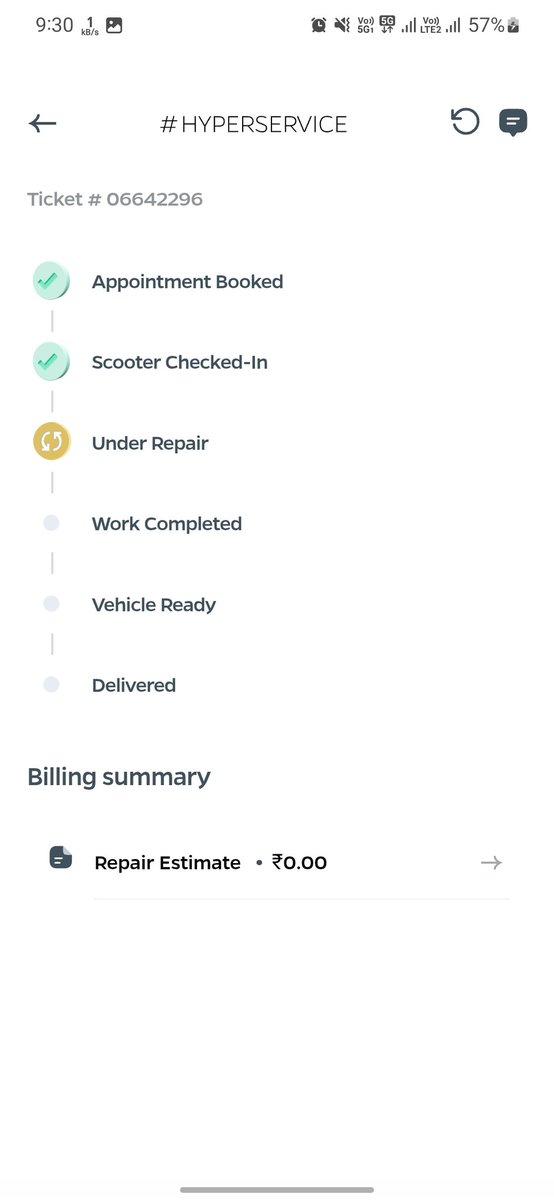 Subhamkundu03's tweet photo. Congratulations 👏🏻 @bhash @OlaElectric for completing 30 days (1 month) of NO SUPPORT.

Buying 1.5L scooter totally worth it. LOVE seeing it standing idle in centre since last 15 days. So cooperative. So helpful. absolute #hyperservice 

Good job team! Screenshots attached below https://t.co/Chf23Ojcs8