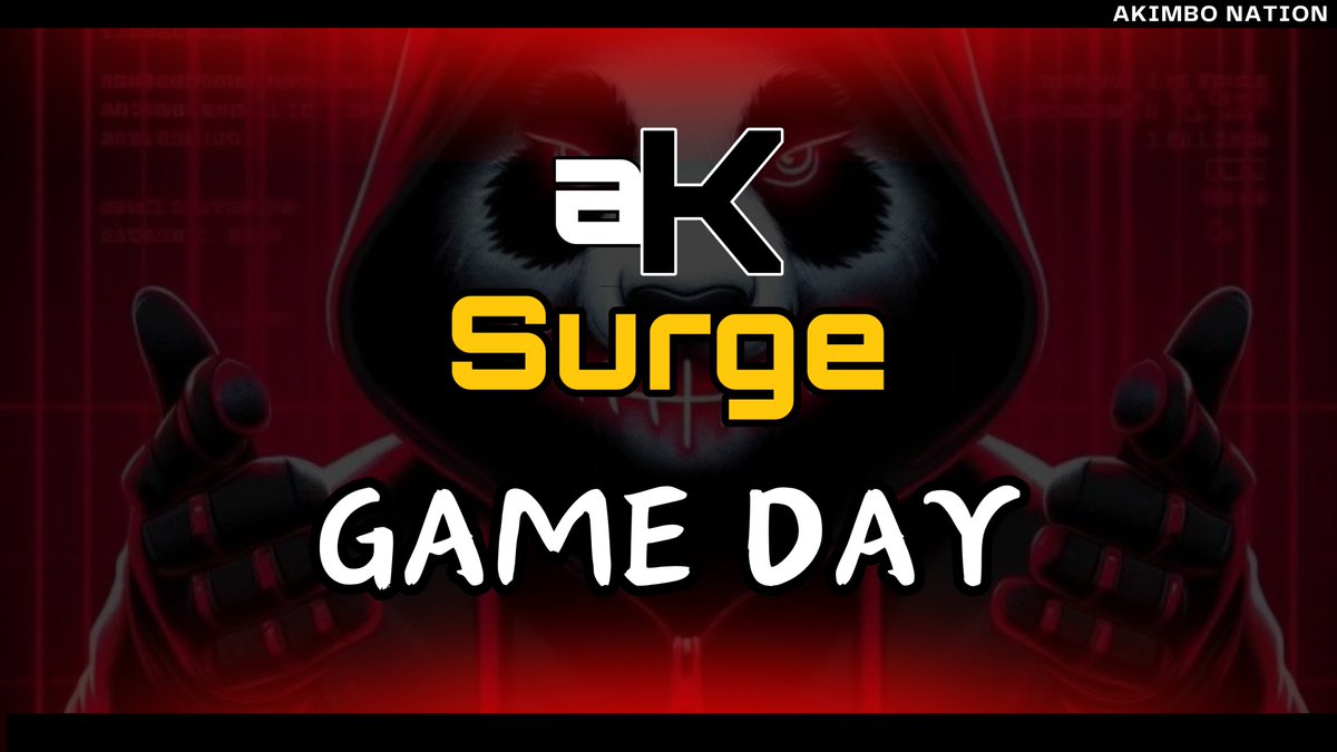 Game day 

Ex force eagle's v Akimbo surge

Today 8pm

@XP_Europe

Caster: twitch.tv/miyhs

Game on