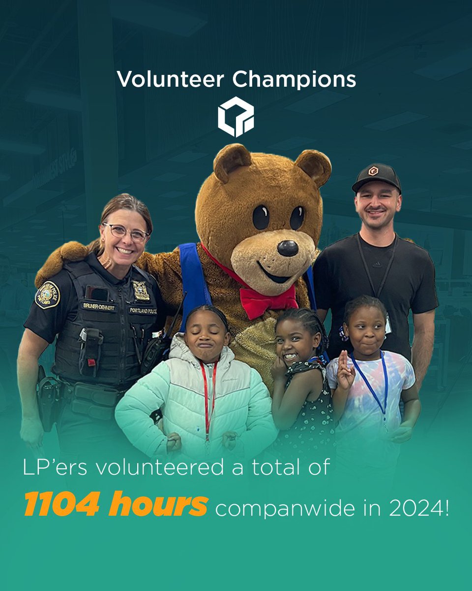 logicalposition's tweet image. 1104 hours of volunteering in 2024! LP’ers showed what giving back is all about.

Shoutout to our top contributors for leading the way!

#VolunteerChampions #Givingback #LogicalPosition