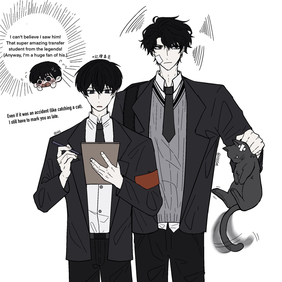 #joongdok
 
#ORV 
画了校园pa！后续或许会补设定