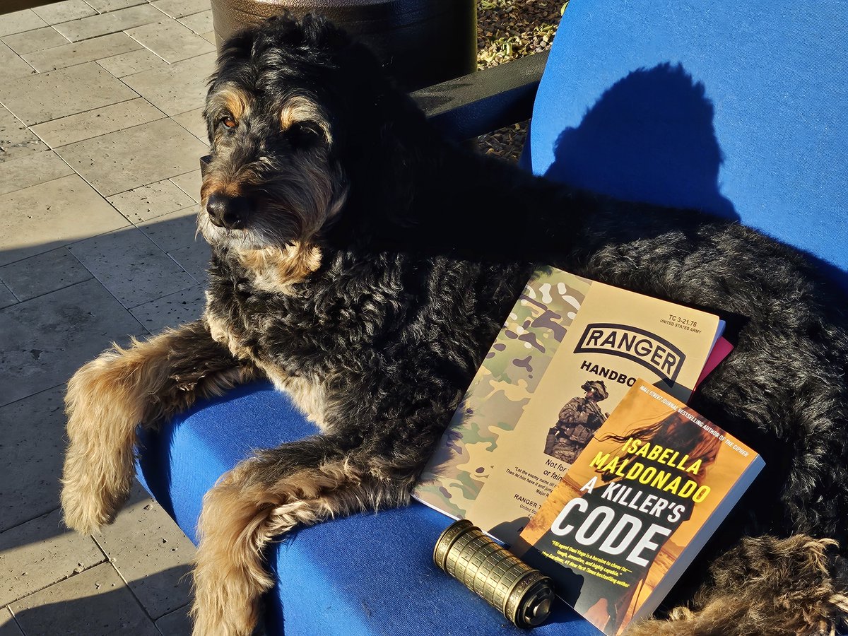isabellambooks's tweet photo. It's pub day for #AKillersCode! Buddy has his cipher and his Army Ranger handbook ready to help Agent Dani Vega crack the case!
ORDER NOW: https://t.co/XzEU9xZ1e2 https://t.co/0aA4TX4NKY