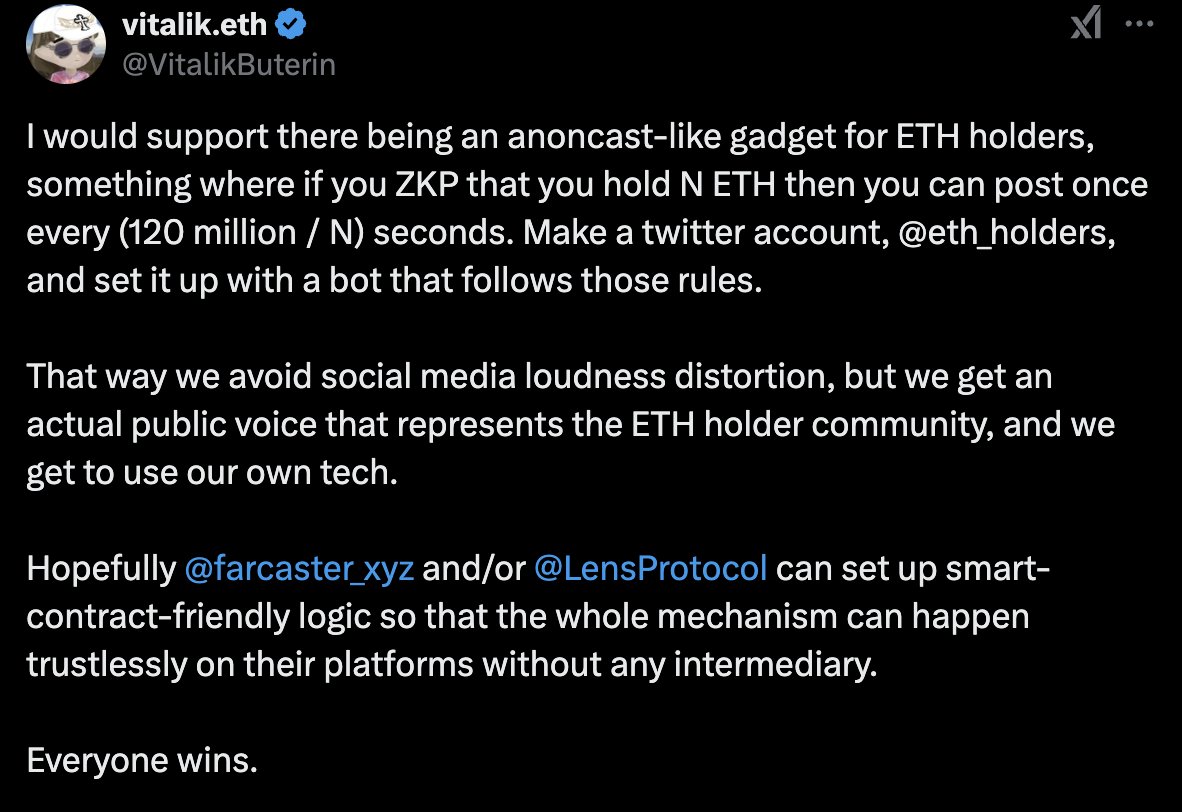 Rarimo 👤 (@rarimo_protocol) on Twitter photo The Rarimo-powered app <a href="/VitalikButerin/">vitalik.eth</a> is describing already exists!
<a href="/AgoraCitizenNet/">Agora Citizen Network (new handle: @join_agora)</a> is using Rarimo to build a sybil-free social media platform
All you need to prove your uniqueness is a passport (the most globally accessible anti-sybil!)
And filters for ETH & staked ETH The Rarimo-powered app <a href="/VitalikButerin/">vitalik.eth</a> is describing already exists!
<a href="/AgoraCitizenNet/">Agora Citizen Network (new handle: @join_agora)</a> is using Rarimo to build a sybil-free social media platform
All you need to prove your uniqueness is a passport (the most globally accessible anti-sybil!)
And filters for ETH & staked ETH